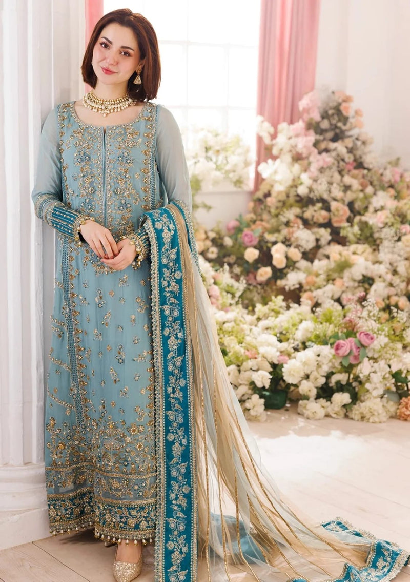Dastan-E-Jashan Embroidered Chiffon 3 Piece Suit
