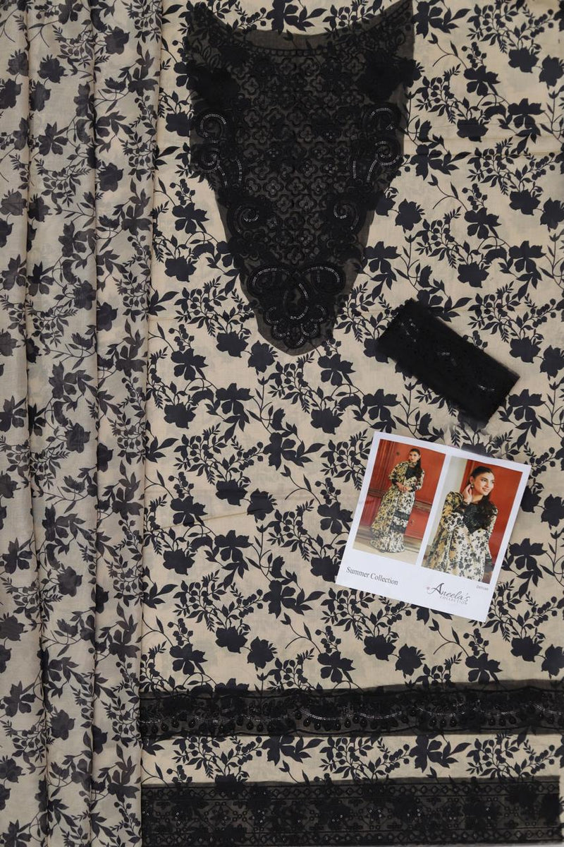 Aneela's Digital Printed Luxury Lawn