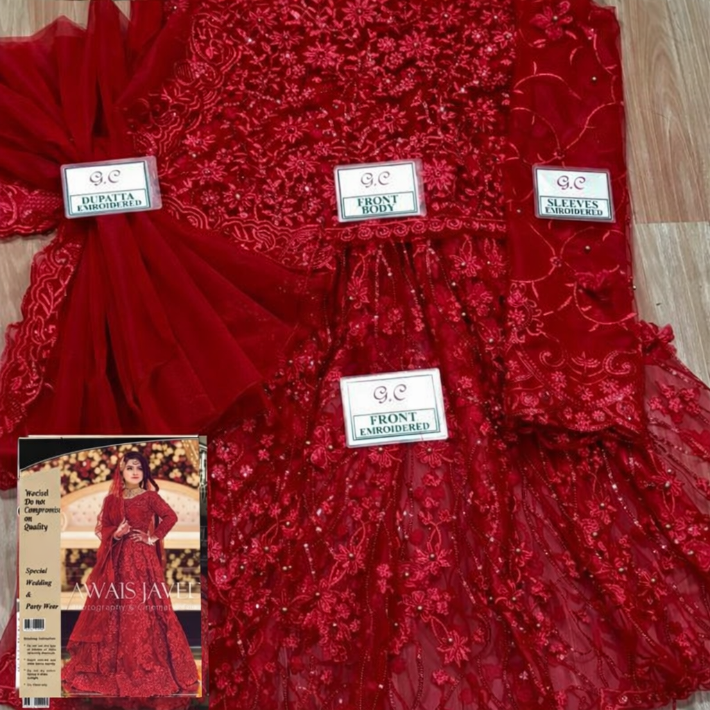 Mariam & Maria Luxury Net Wedding Ensemble