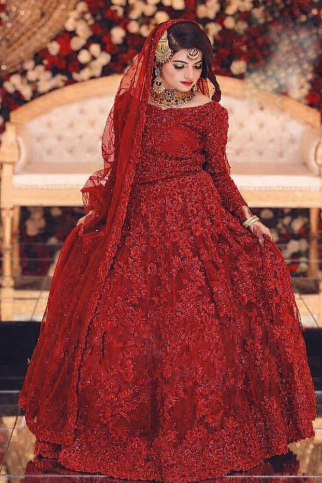 Mariam & Maria Luxury Net Wedding Ensemble