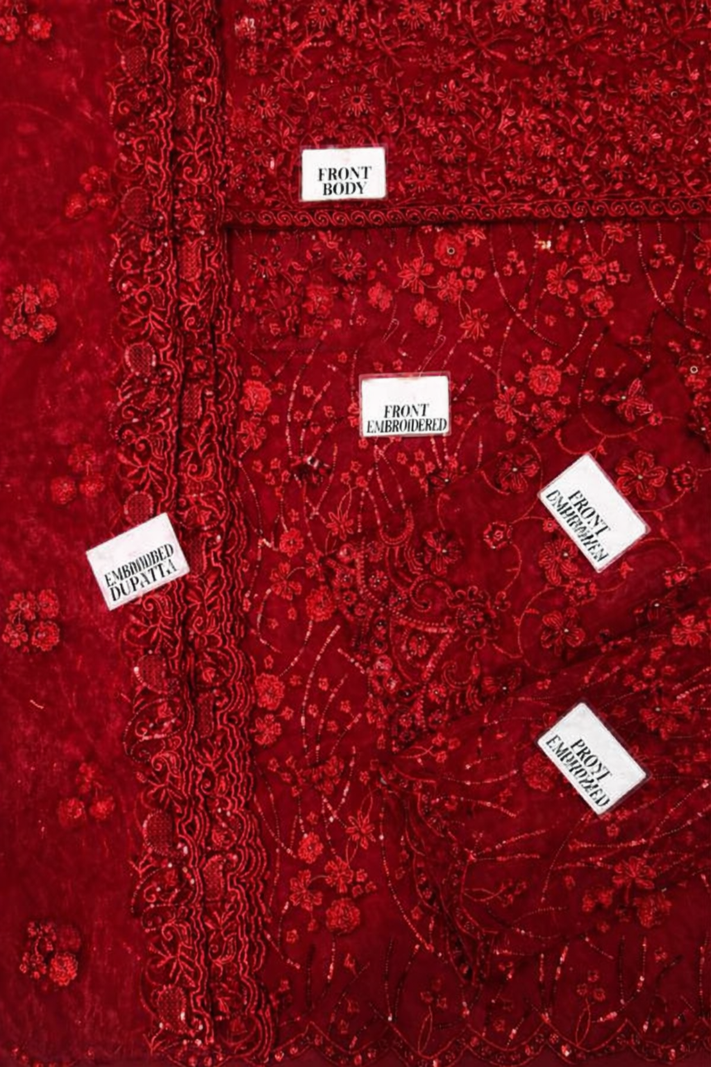 Mariam & Maria Luxury Net Wedding Ensemble