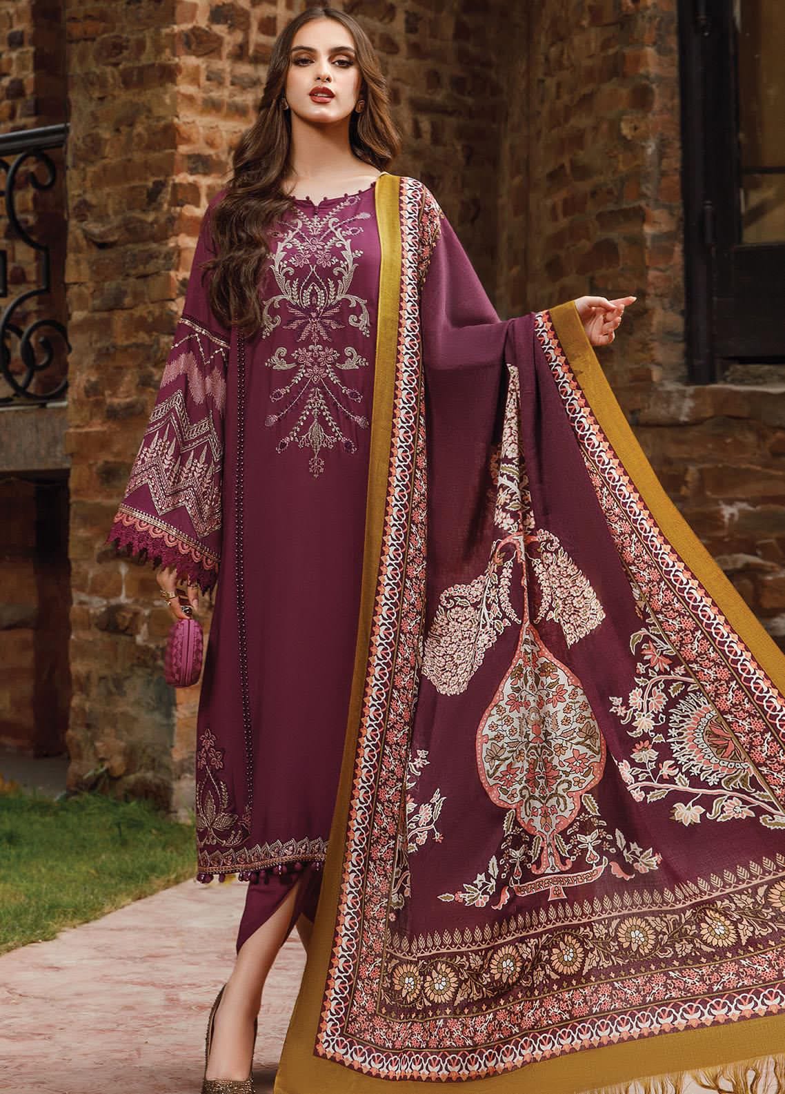 Charizma 8017 – Elegant Embroidered Lawn Suit