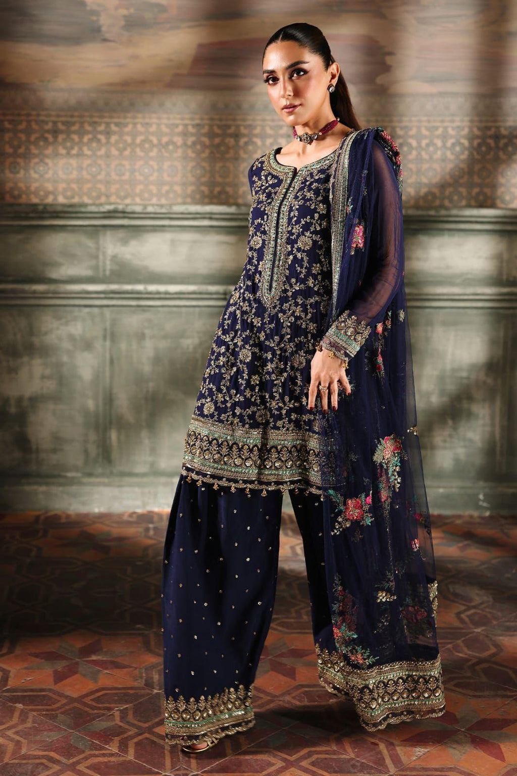 Charizma Hit Code – Heavy Embroidered 3-Piece Unstitched Suit