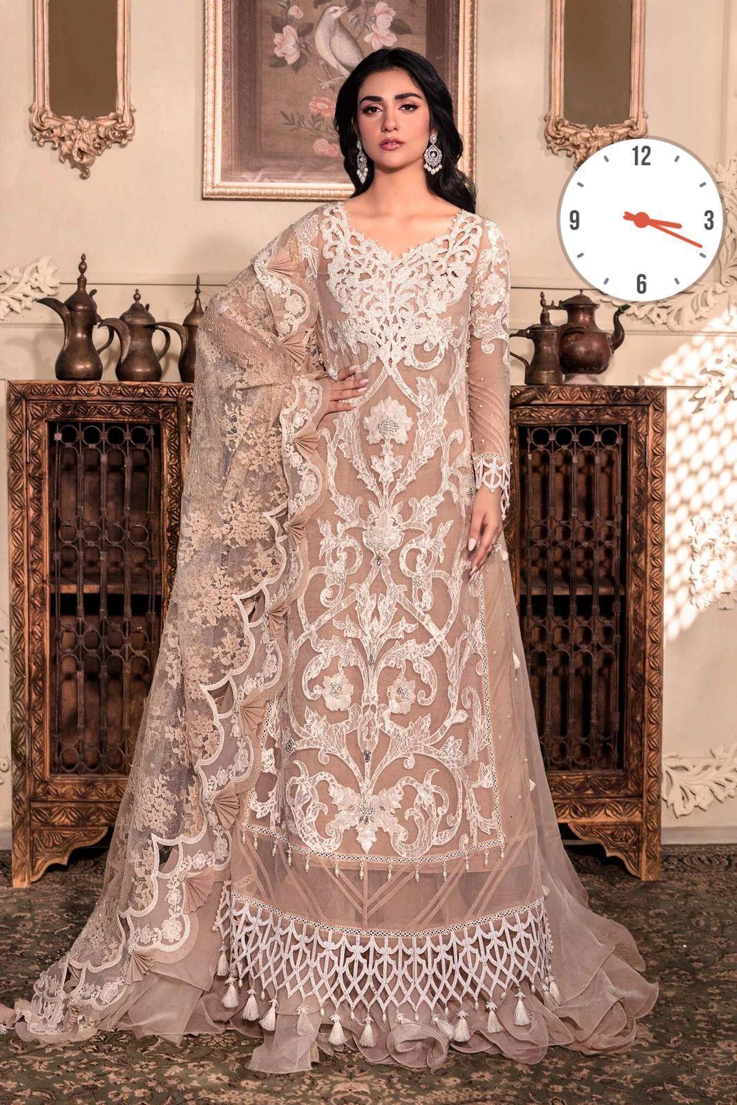 Maria B Heritage Edition – Heavy Embroidered Organza Designer Suit
