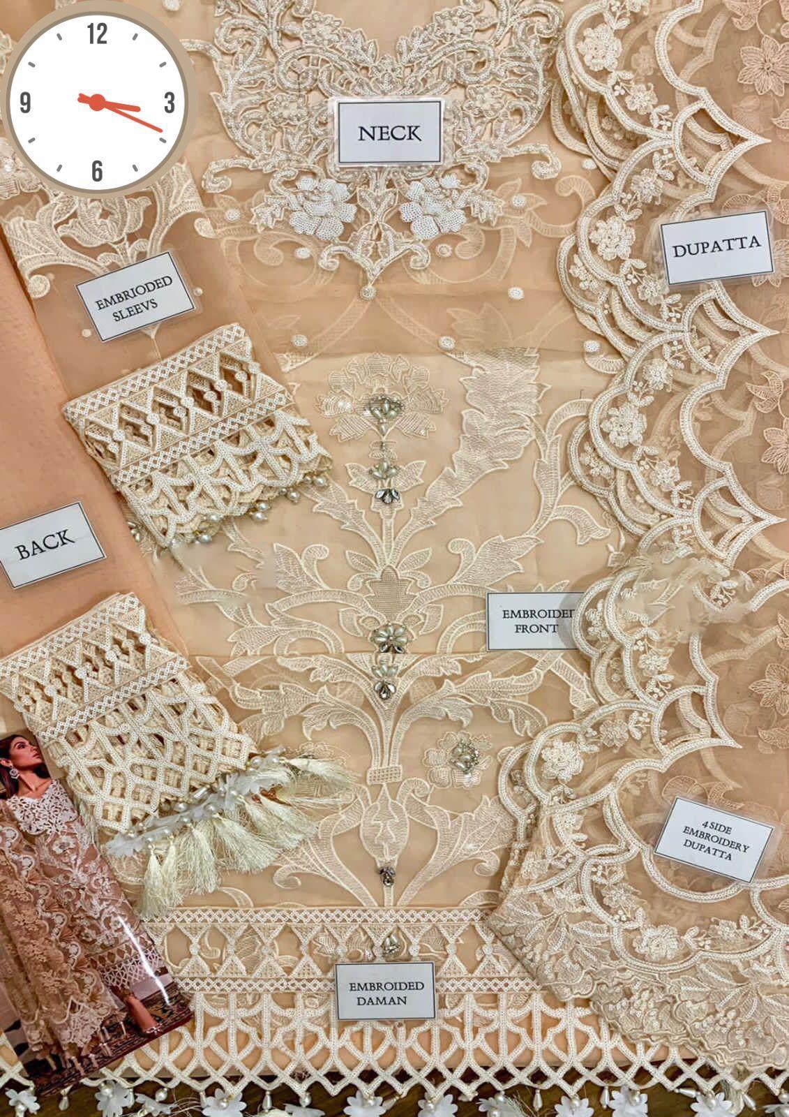 Maria B Heritage Edition – Heavy Embroidered Organza Designer Suit