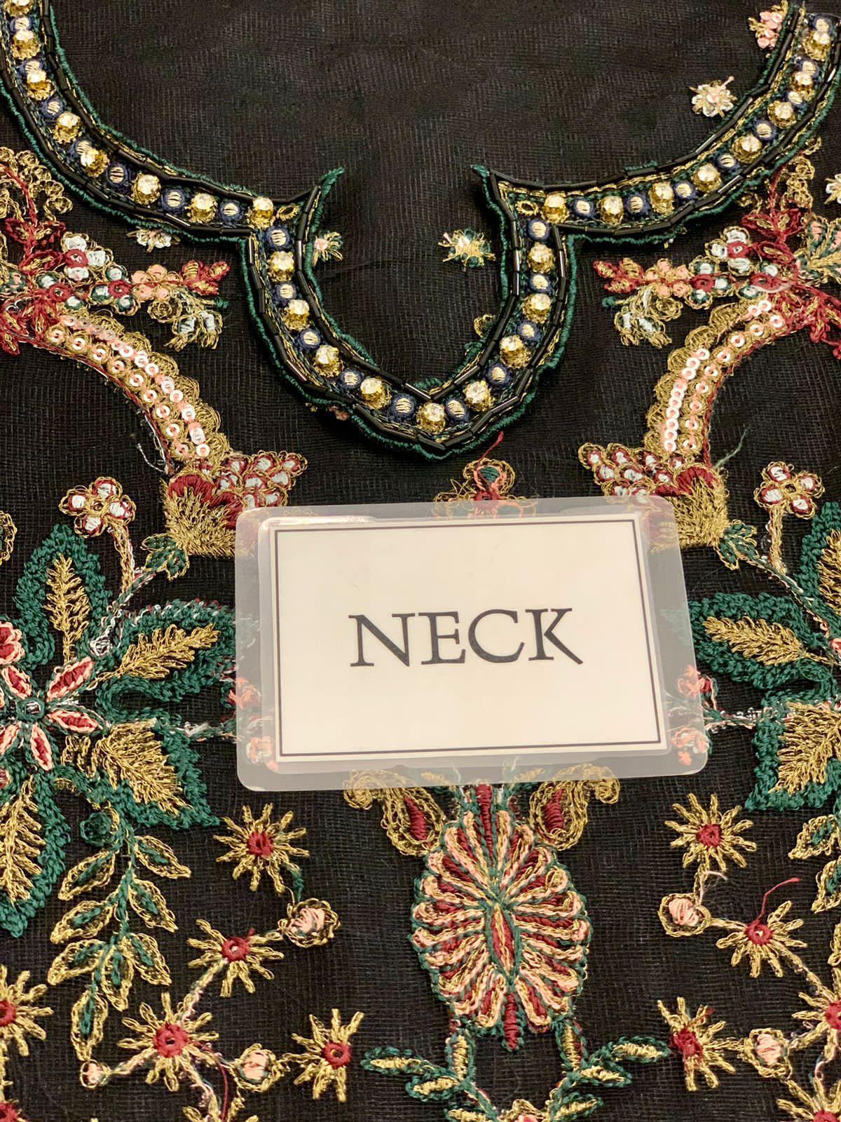 Baroque Black – Heavy Embroidered Adda Work Bridal Suit