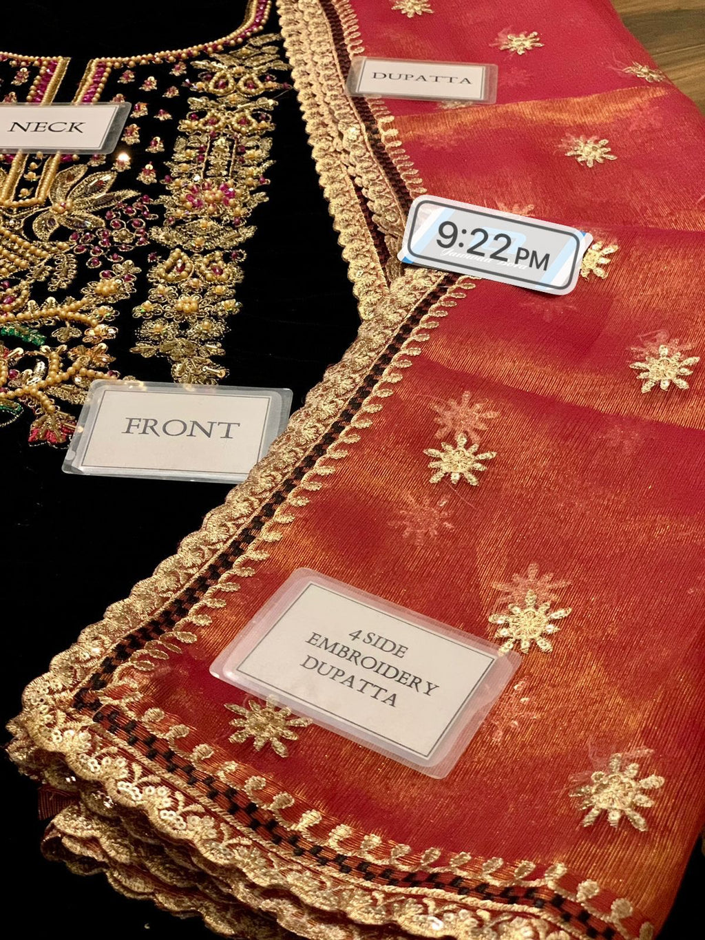 Khuda Baksh Velvet Wedding Suit – Heavy Embroidered 3-Piece