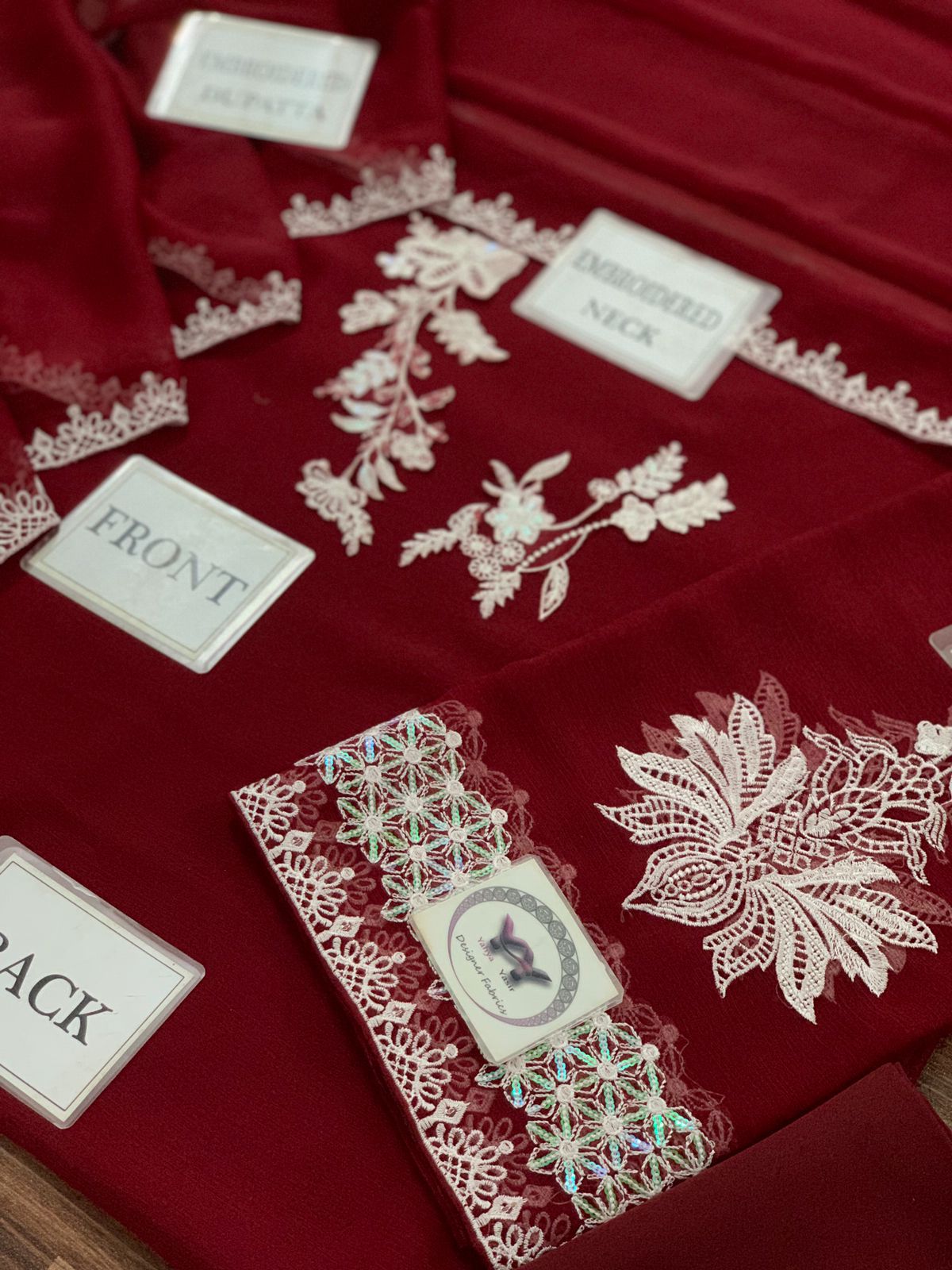 Baroque Luxury Chiffon Festive Suit with Heavy Embroidered Dupatta – 2025/26