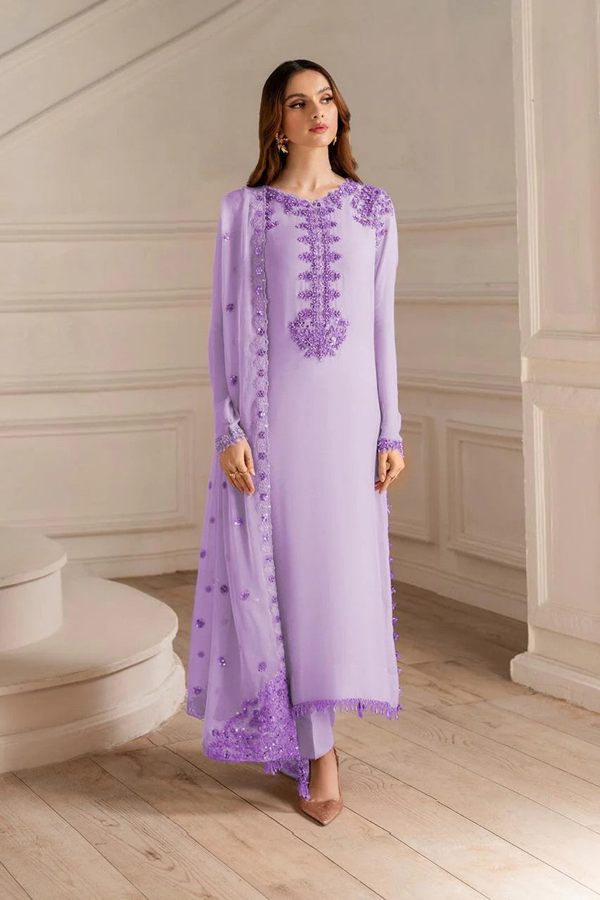 Al Nisa Luxury Chiffon Heavy Embroidered Formal Sui