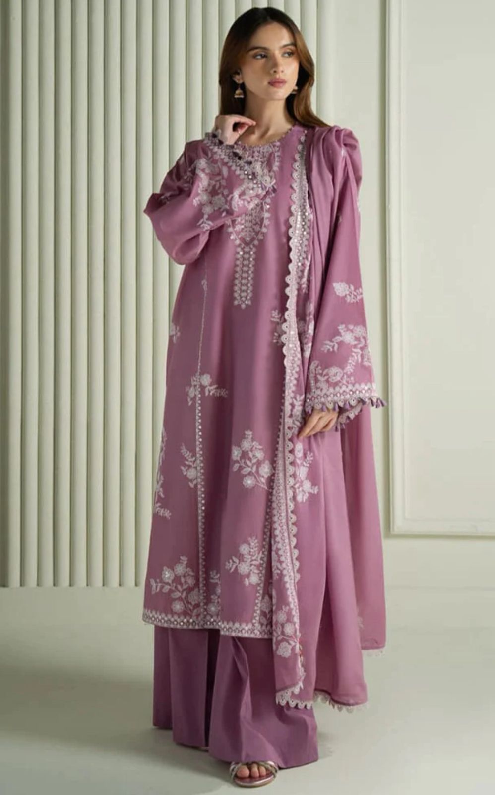 Cross Stitch 3011 Dhanak Heavy Embroidered 3PC Winter Suit