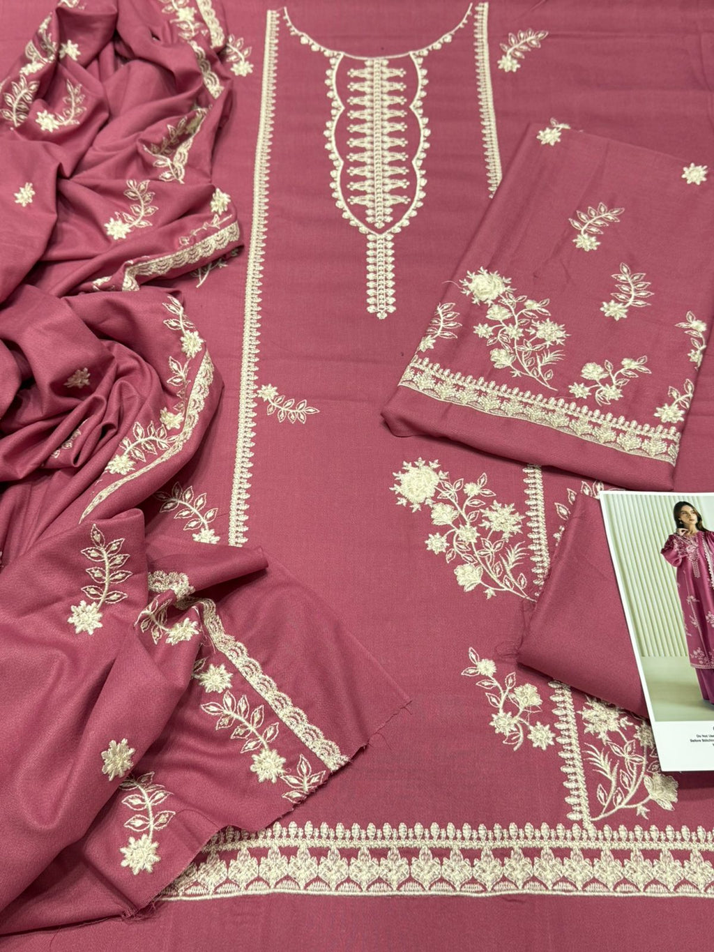 Cross Stitch 3011 Dhanak Heavy Embroidered 3PC Winter Suit