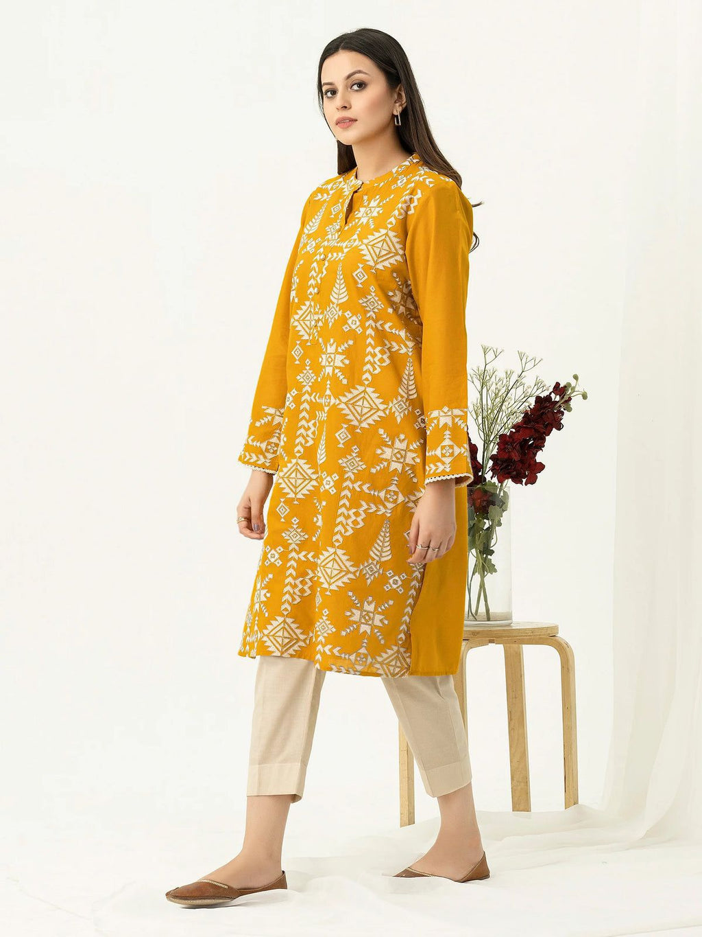 Limelight 2PC Casual Winter Dhank Suit