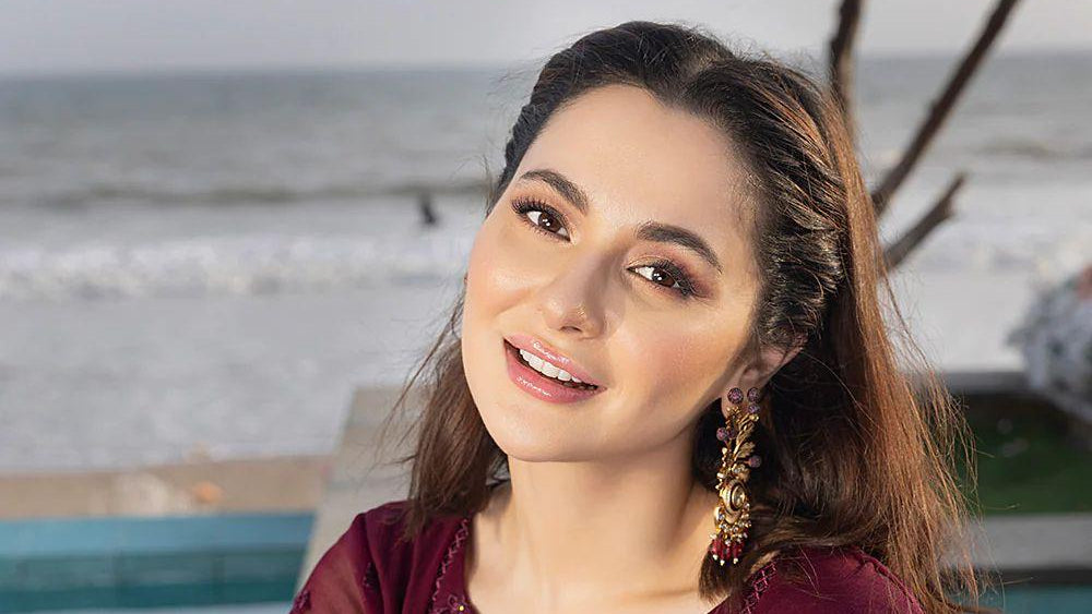 Azure Chiffon Heavy Embroidered Replica 3PC Formal Suit