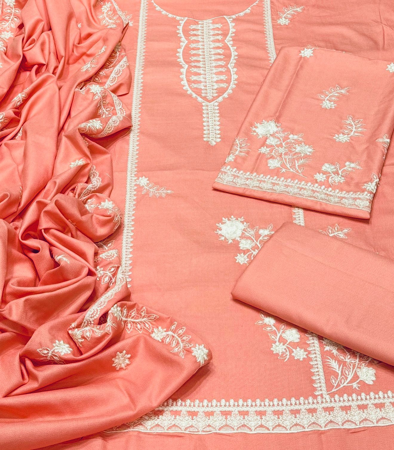 Cross Stitch Dhanak Heavy Embroidered Winter Suit