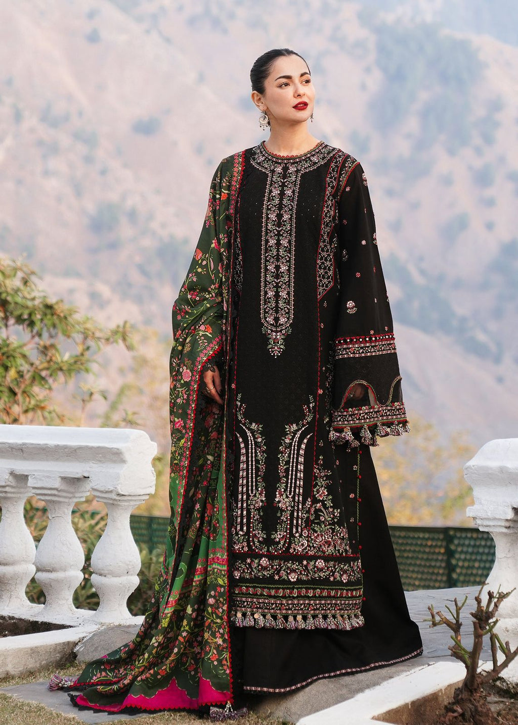 Hussain Rehar 7062 Premium Dhanak 3PC Winter Suit