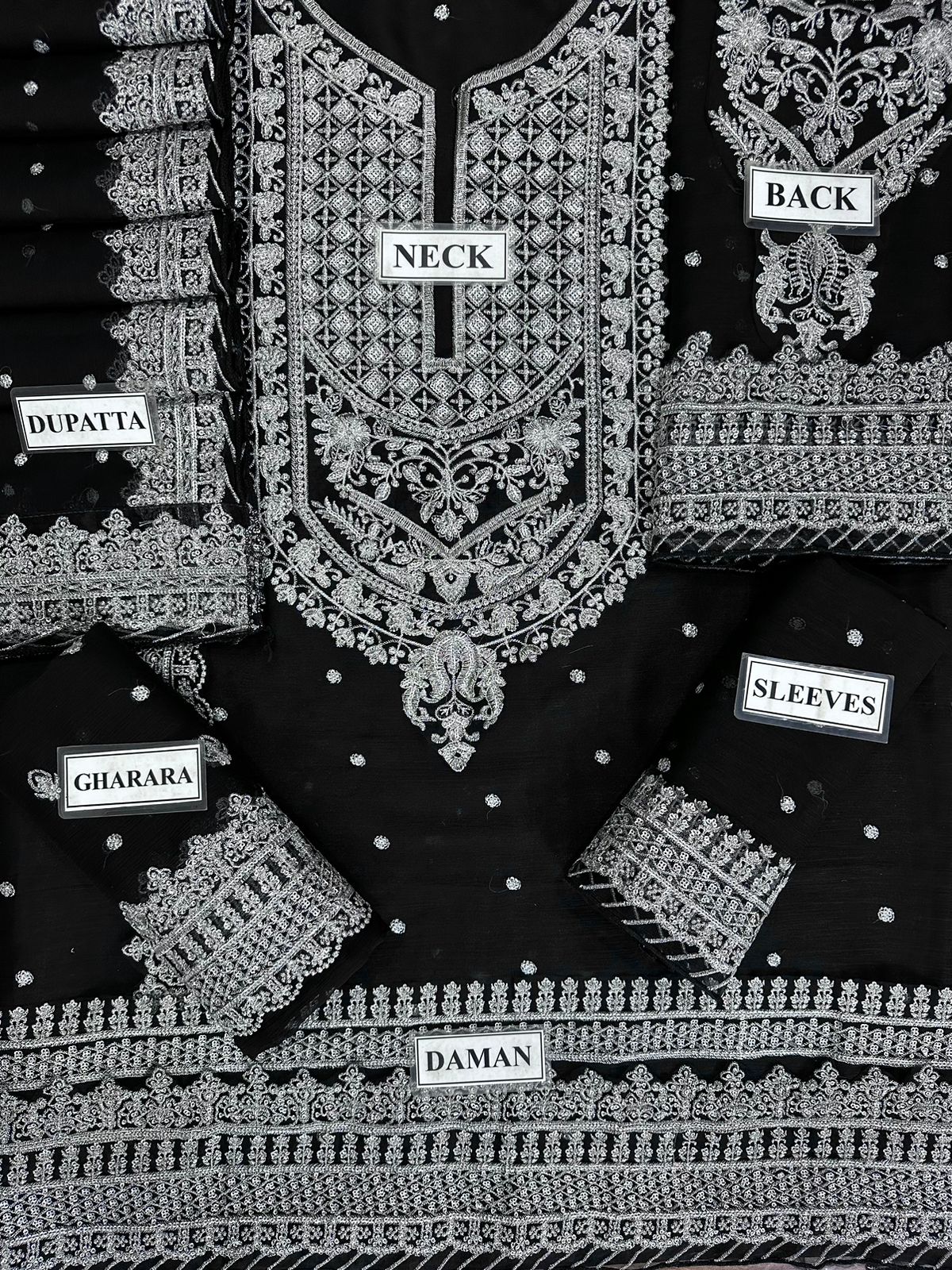 Luxury Chiffon Spengle Work Wedding Suit