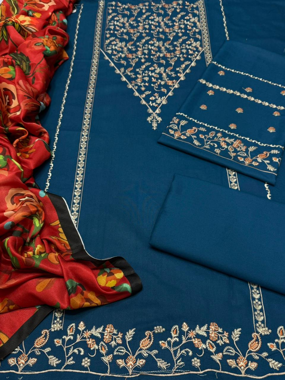 Zara Coco 3003 Premium Dhanak 3PC Winter Suit