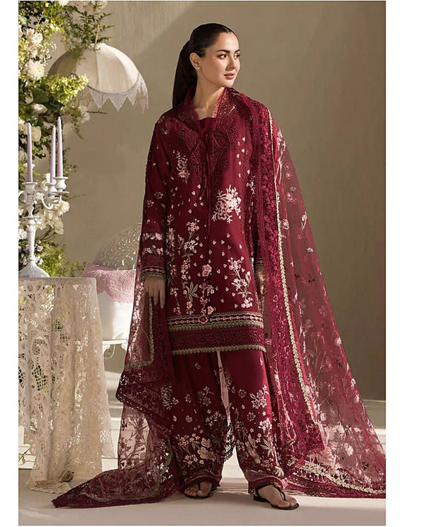 Maria B Heavy Embroidered Dhanak Winter Suit