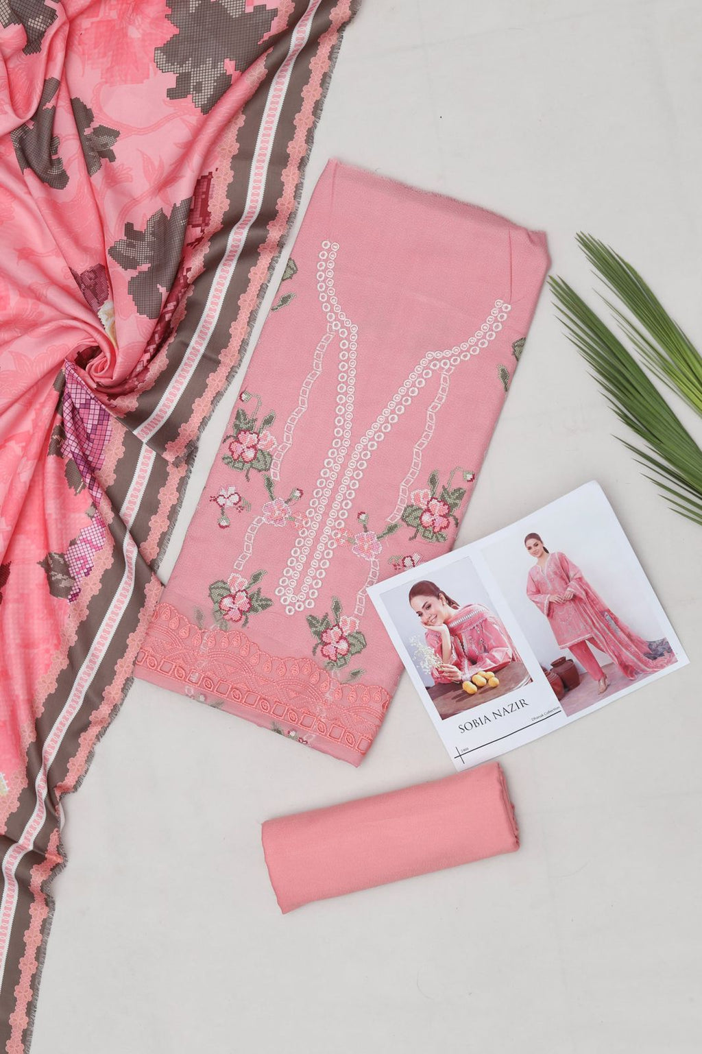 Maria B Heavy Embroidered Dhanak Winter Suit