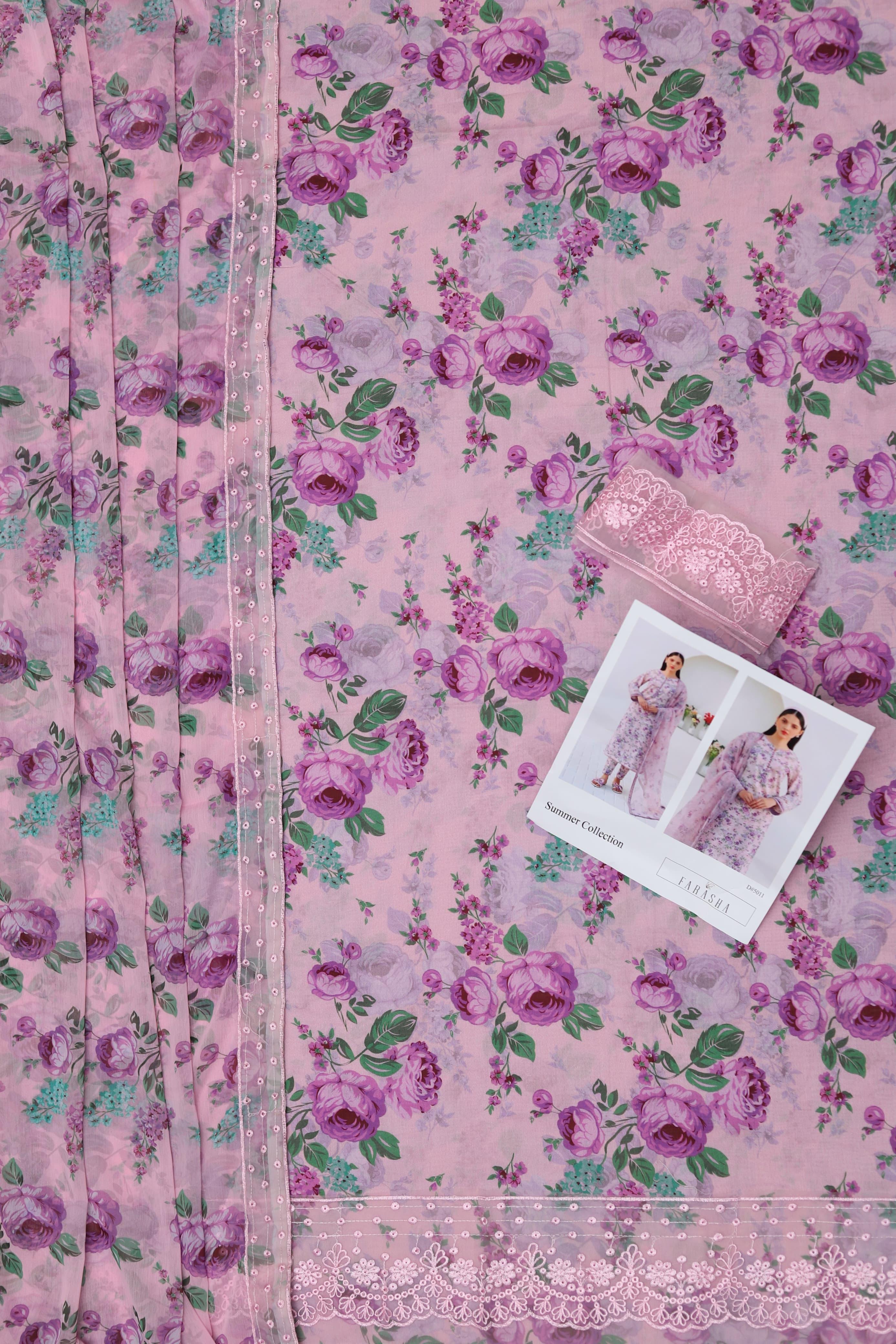 Lawn Printed 3PC – Digital Emb Collection