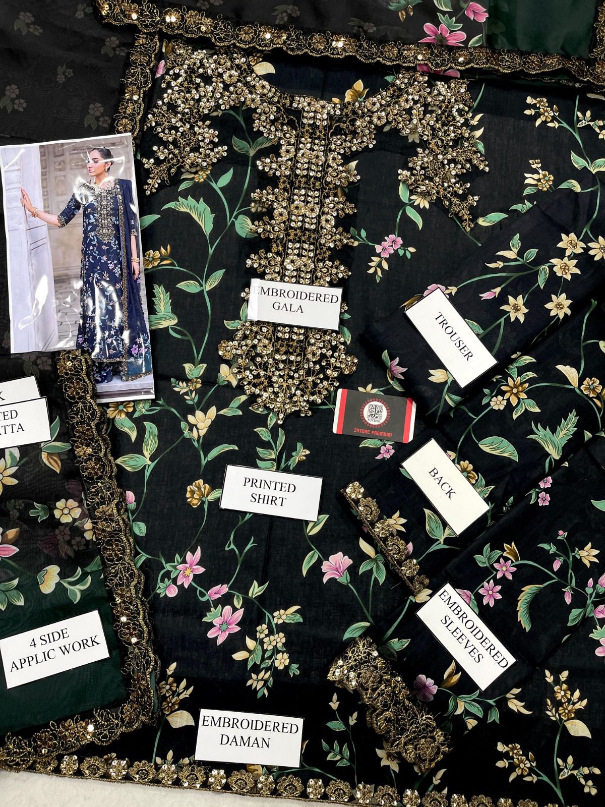 Embroidered Lawn 3PC – Master Quality Edition