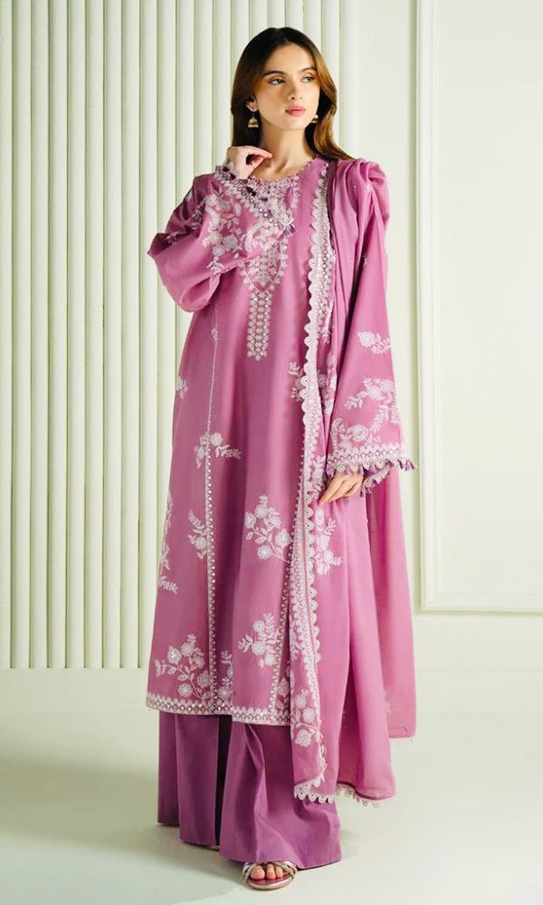 Cross Stitch Lawn 3PC – Summer Casual Collection (Code: 4015)