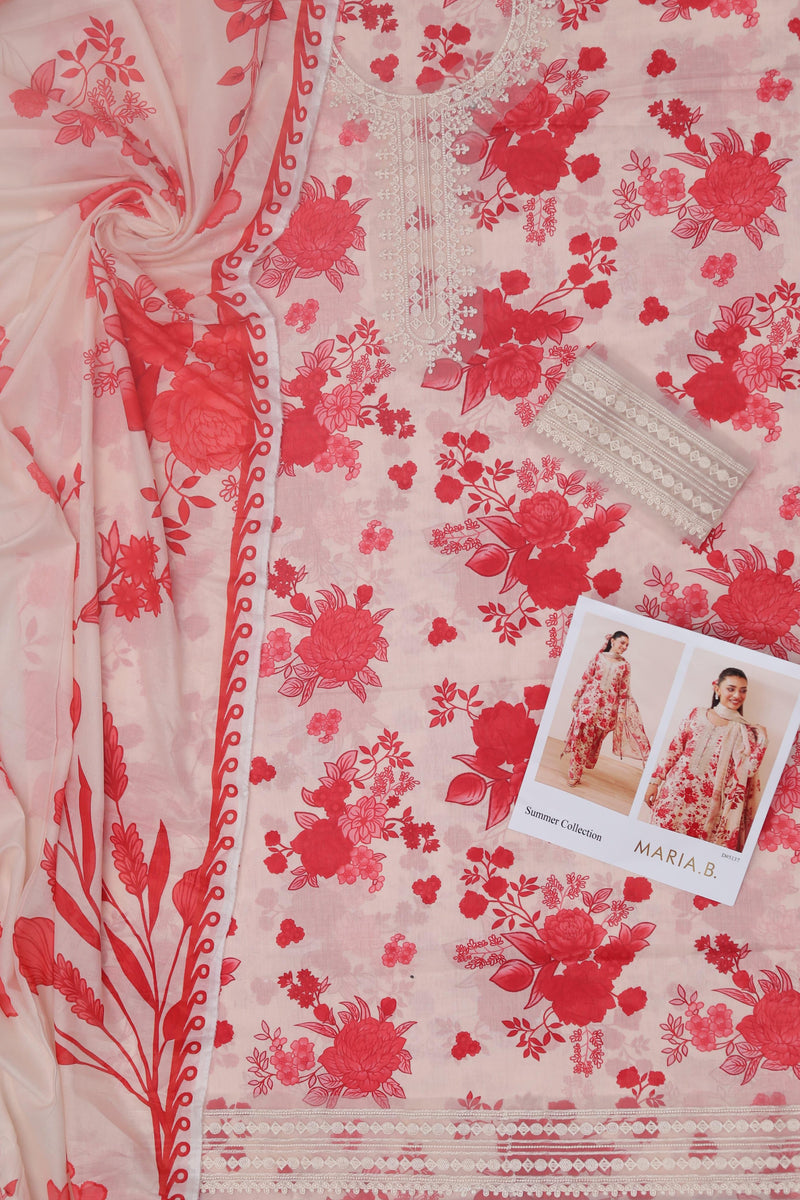 The Maria B - Signature Midnight Floral Lawn Ensemble