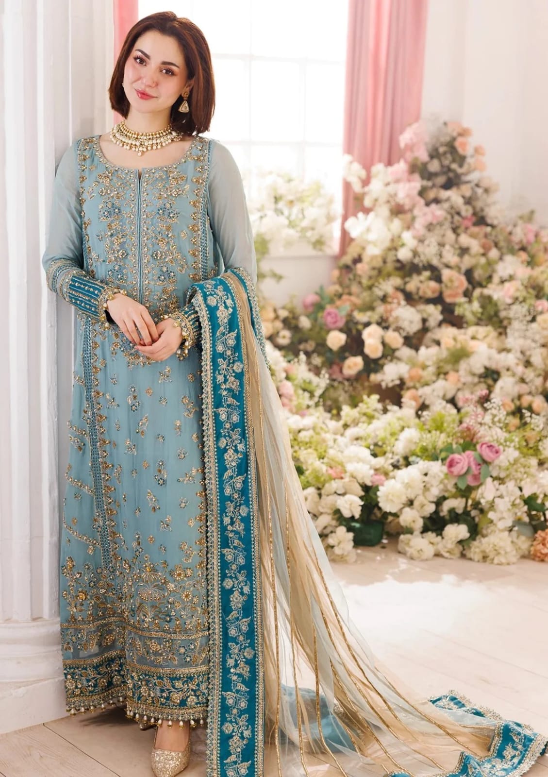 Dastan-E-Jashan Embroidered Chiffon 3 Piece Suit