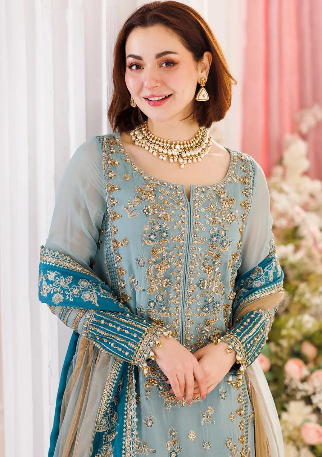 Dastan-E-Jashan Embroidered Chiffon 3 Piece Suit
