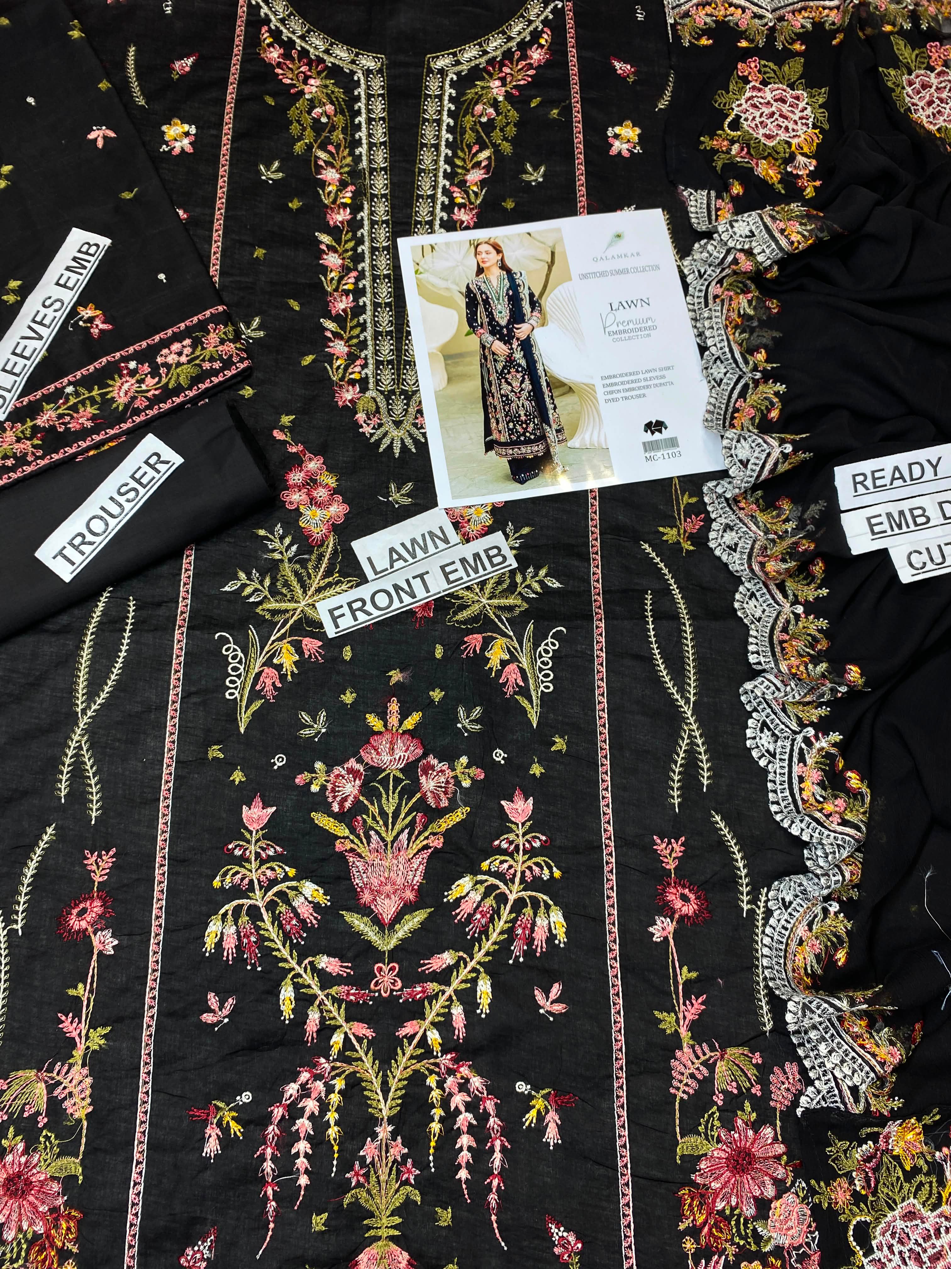 Qalamkar FK-15 Hannah Luxury Lawn Suit