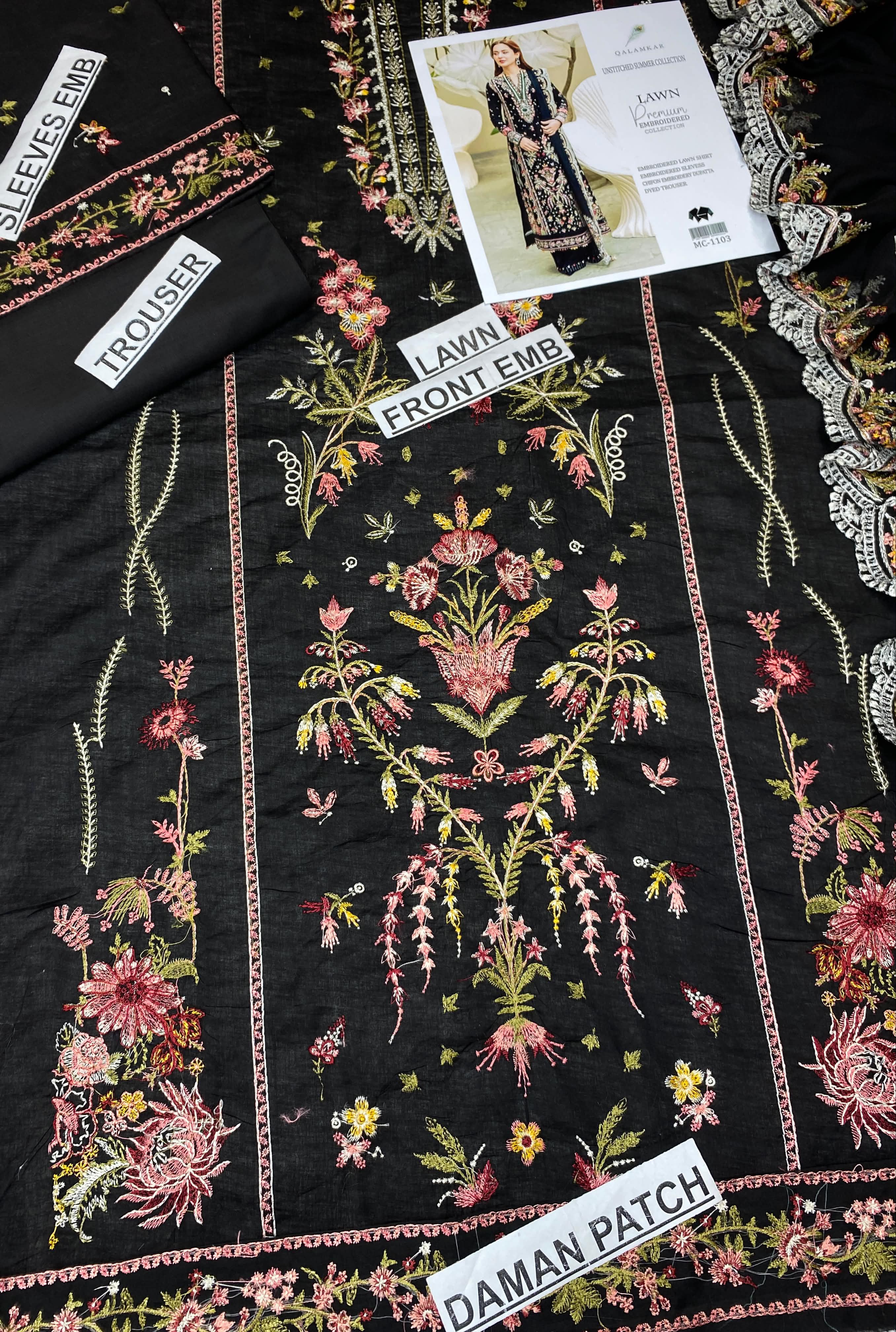 Qalamkar FK-15 Hannah Luxury Lawn Suit