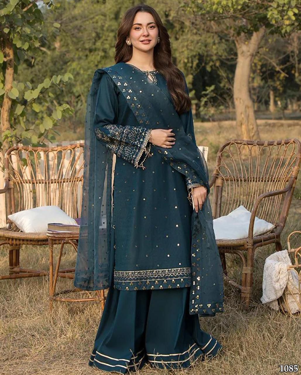 Airjet Lawn 3PC Embroidered Suit