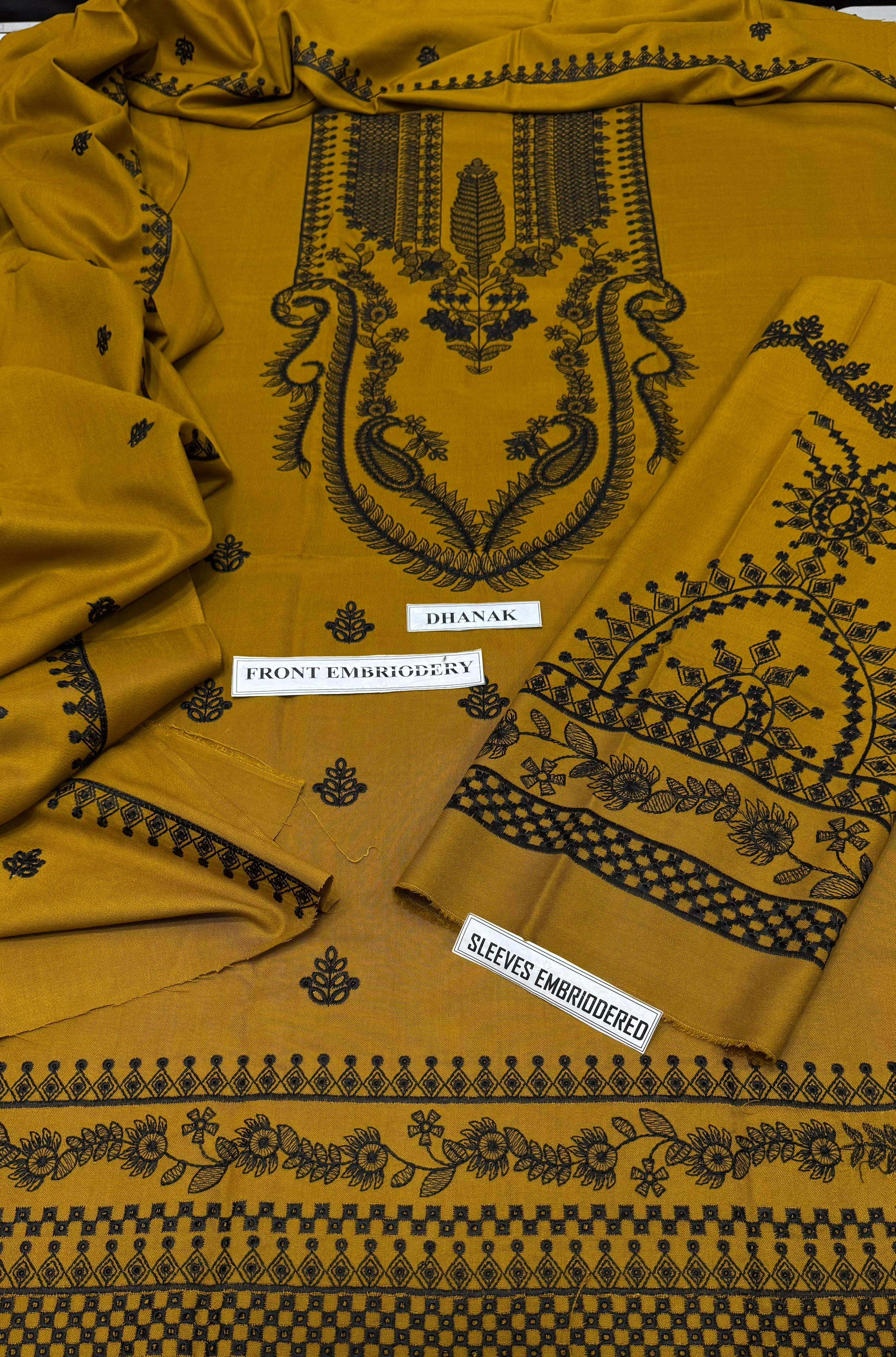 URGE 471 – Premium Dhanak Heavy Embroidered Winter Suit