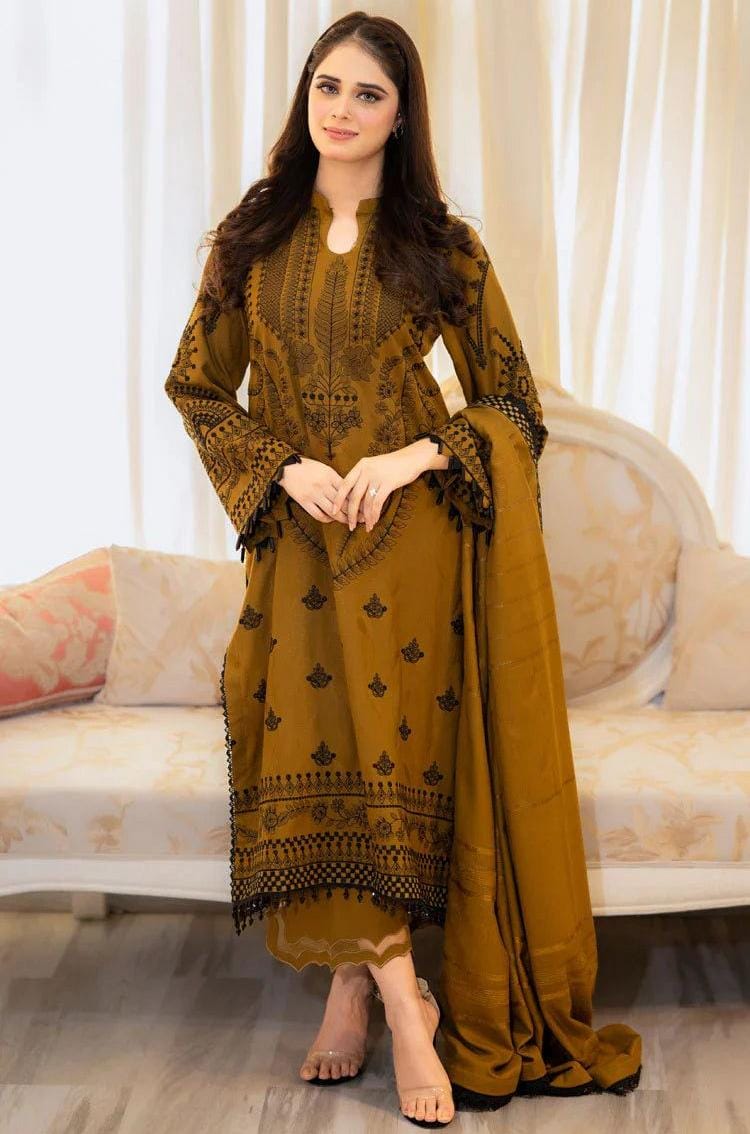 Libaas Airjet Dhanak 3PC – Heavy Embroidery