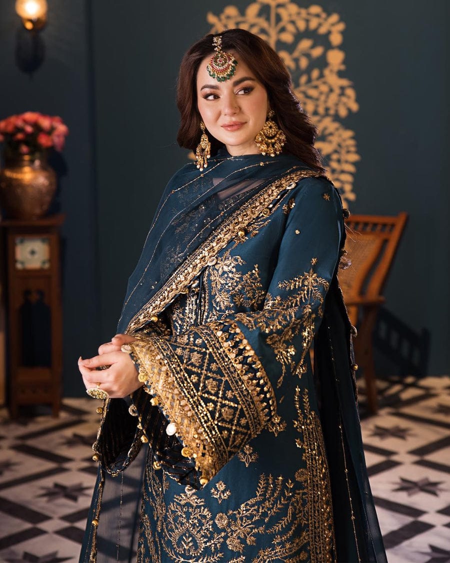 Asim Jofa Replica – Chiffon 3PC with Sequence Work | NEW COLOUR LAUNCHED