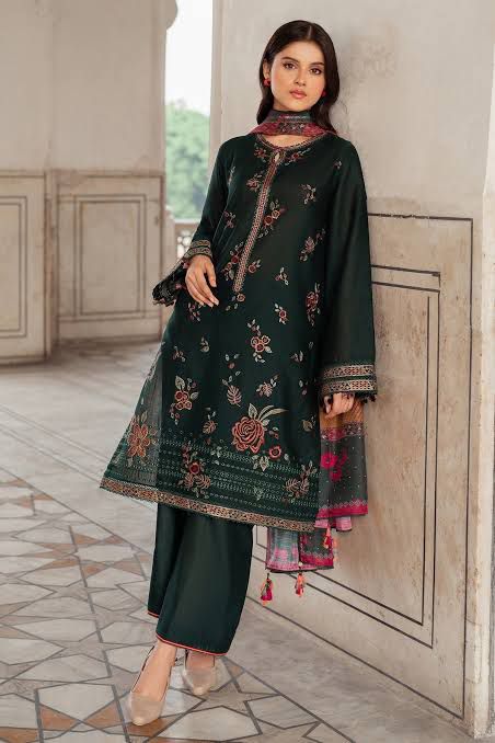 Jazmin | Winter Dhanak 3PC with Wool Shawl