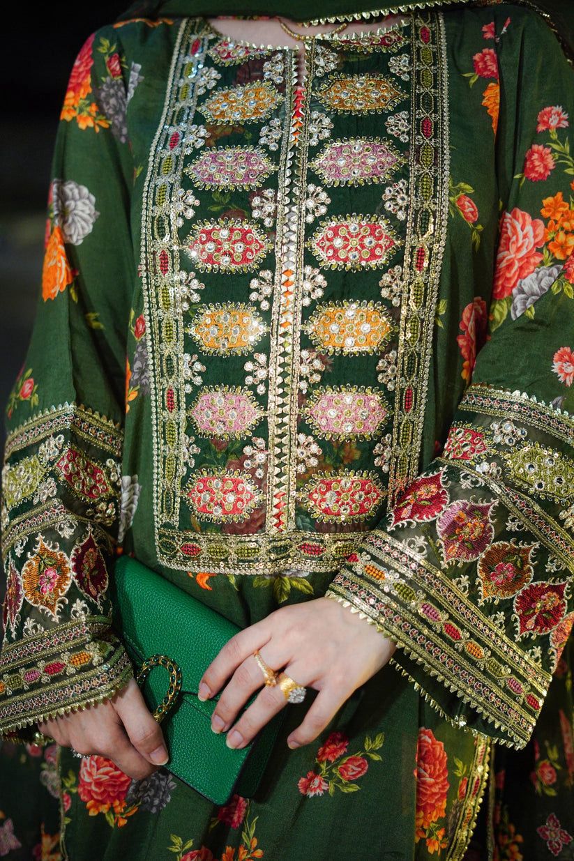 Aneelas Collection | Hit Code 2025 | Digital Silk 3PC