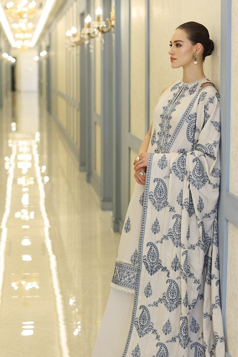 Bareeze Winter Collection 2025/26 | Premium Air-Jet Dhanak 3PC Suit