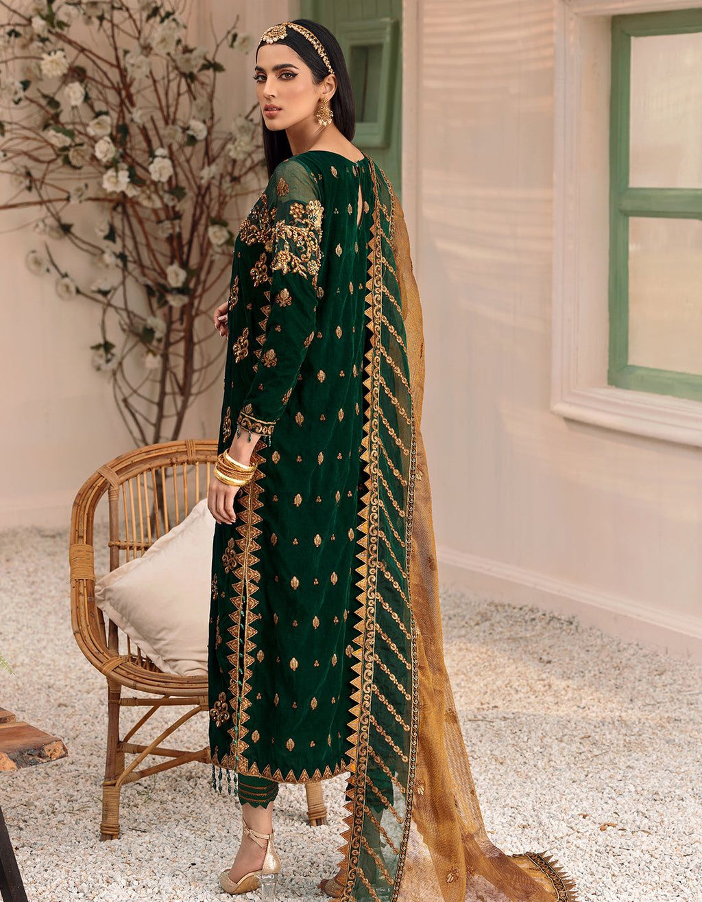 Emaan Adeel Velvet 9000 | Luxury Embroidered Suit