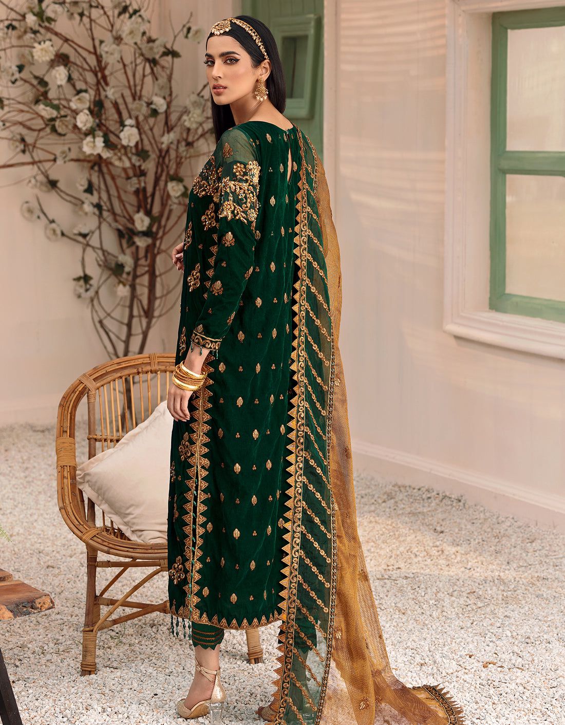 Emaan Adeel Velvet 9000 | Luxury Embroidered Suit