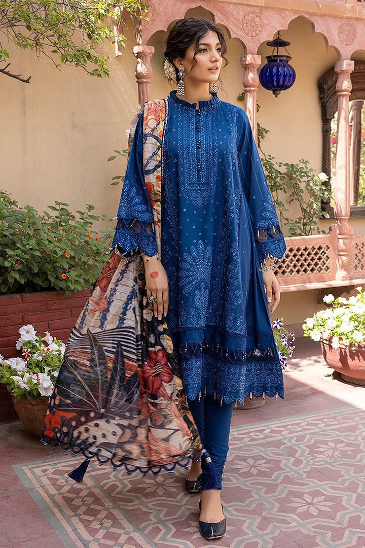 Zaha Winter Collection | Heavy Embroidered Dhanak Suit (3069)