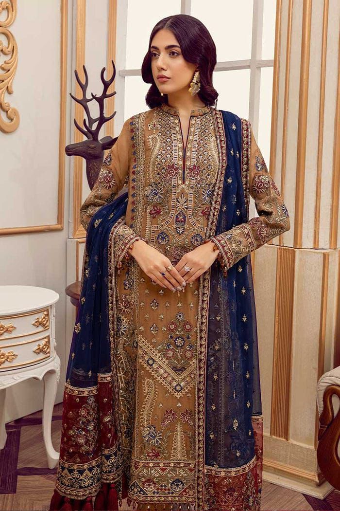 Adan Libas – Festive 3PC Organza Suit | Most Demanded Design