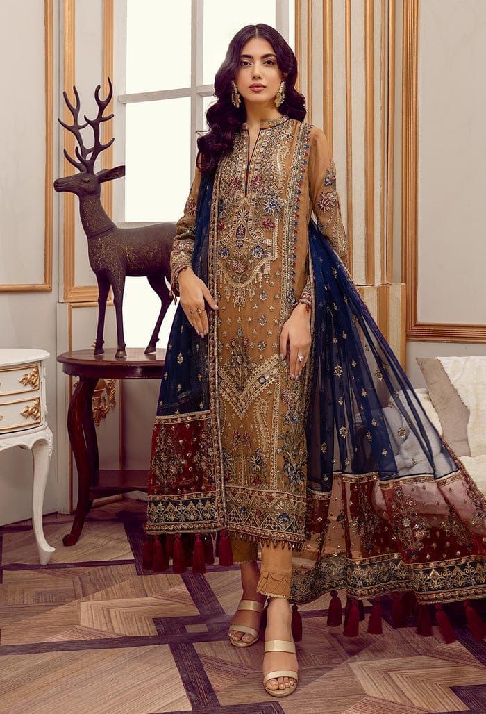Adan Libas – Festive 3PC Organza Suit | Most Demanded Design