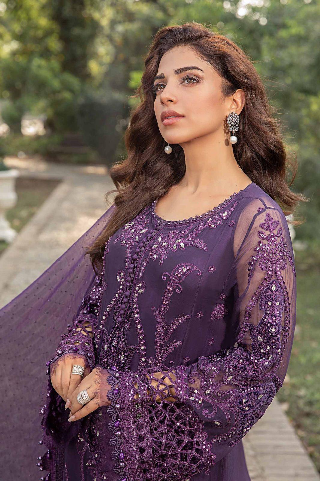 Maria B Chiffon Fancy Collection 2024 – Luxury Party Wear